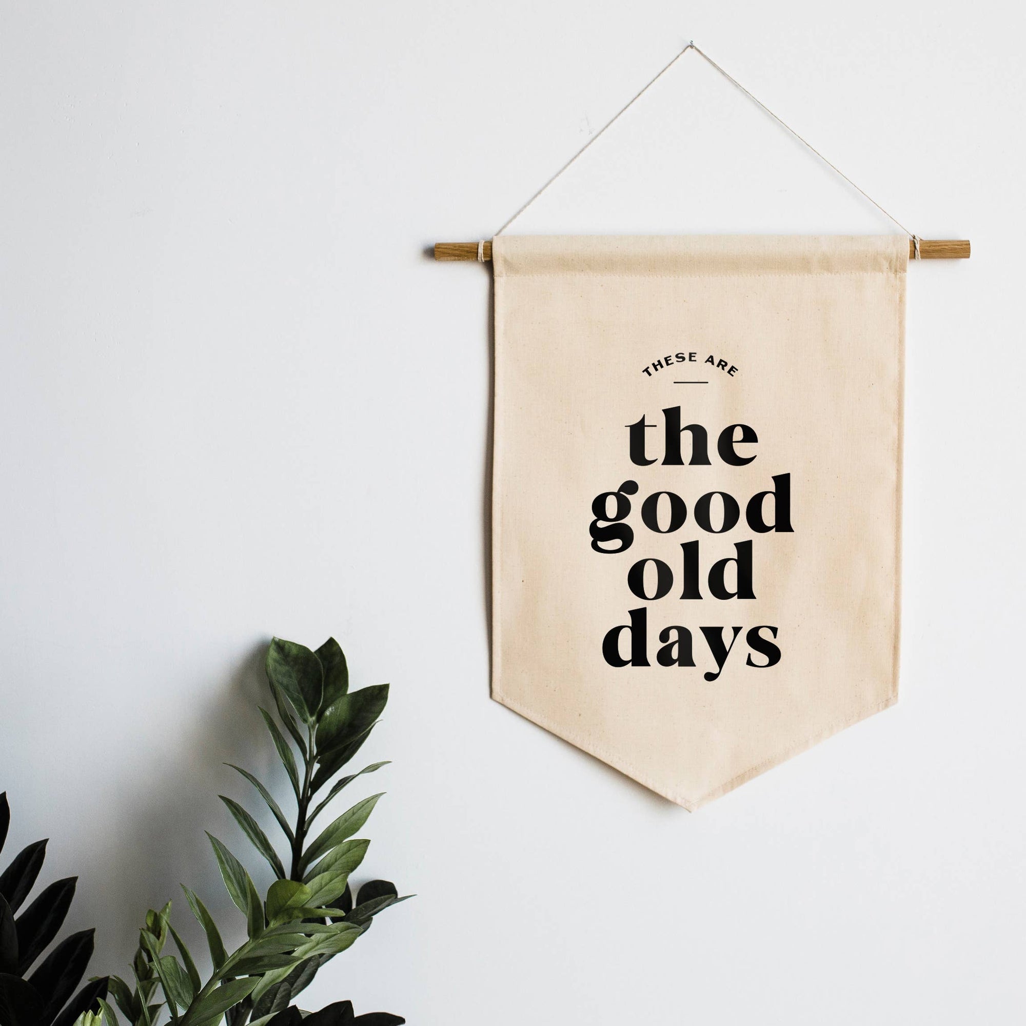 Gladfolk Good Old Days Canvas Banner