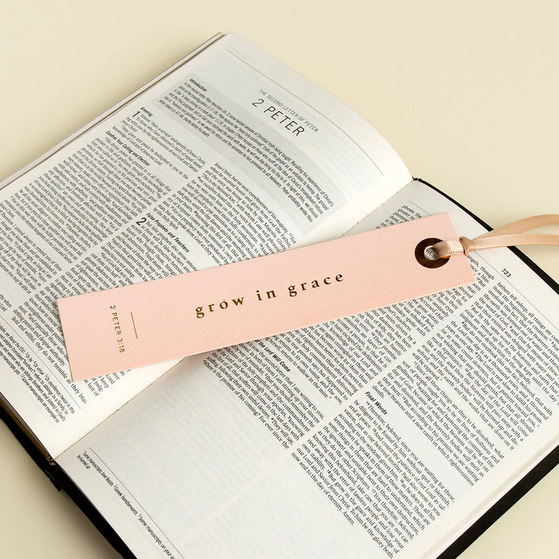 Grow in Grace Scripture Bookmark