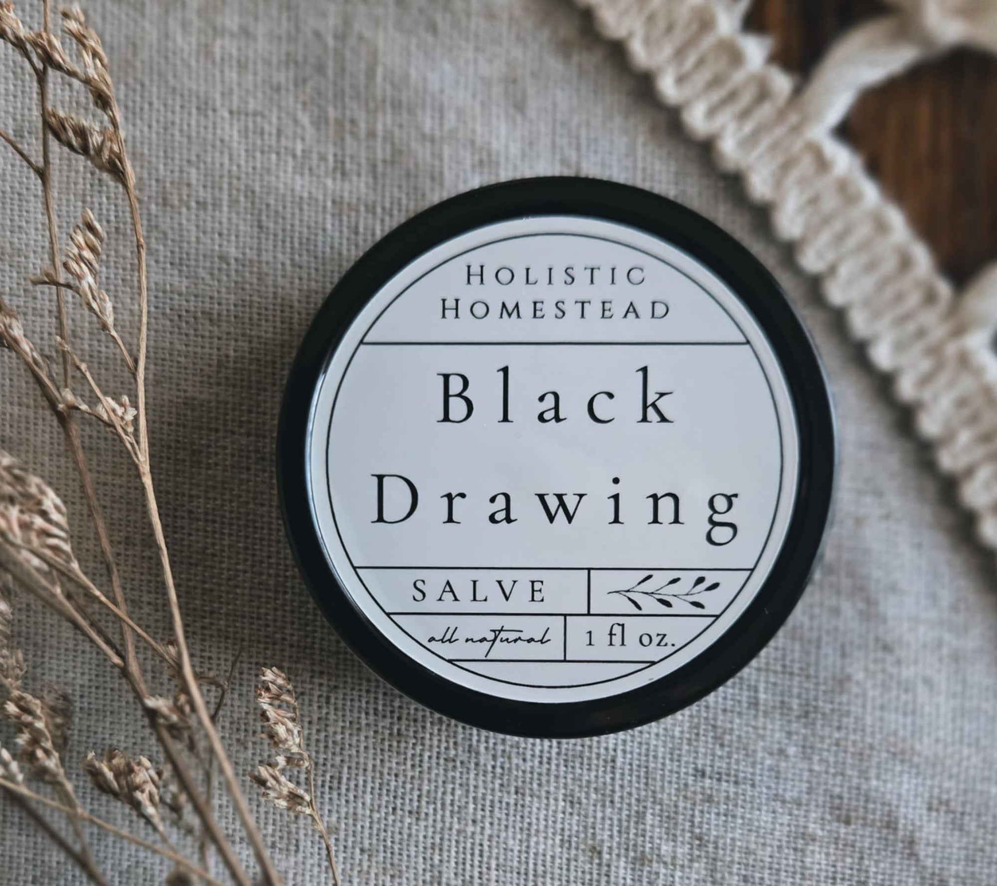 Black Drawing Salve