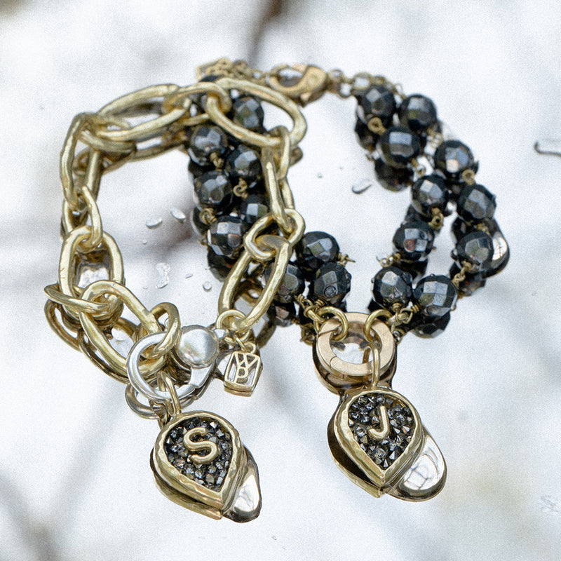 Waxing Poetic Ensemble Bracelet - Hermatite
