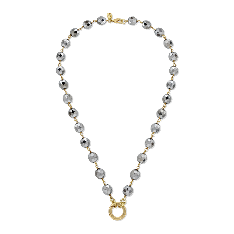 Waxing Poetic Ensemble Necklace - Bright Silver