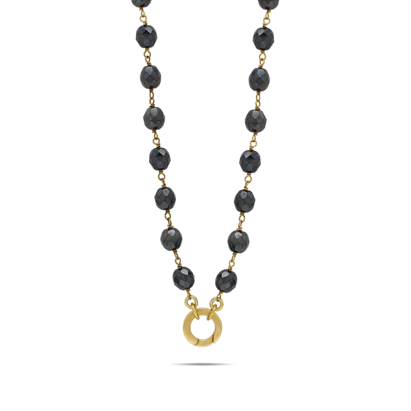Waxing Poetic Ensemble Necklace - Hermatite