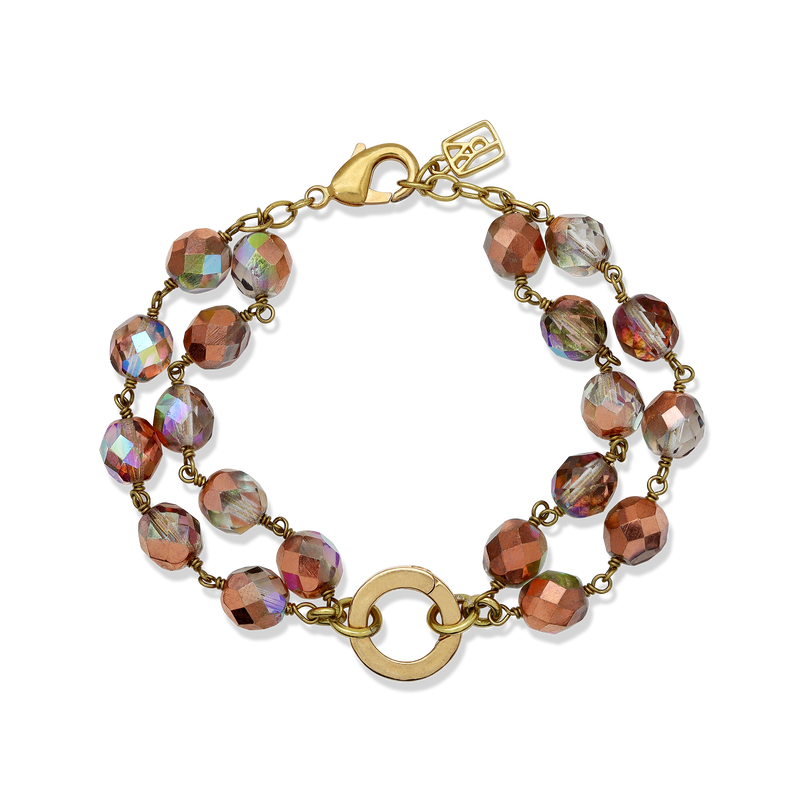Waxing Poetic Ensemble Bracelet - Aurora Borealis