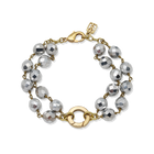 Waxing Poetic Ensemble Bracelet - Bright Silver