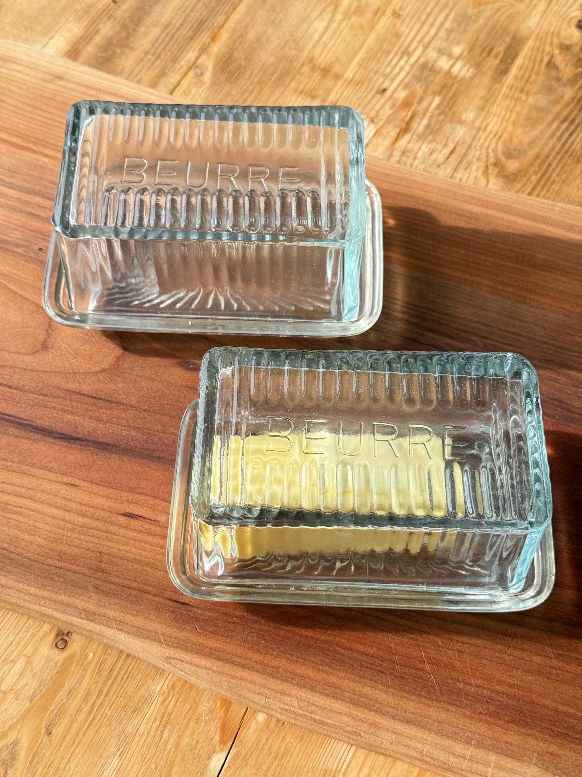 Vintage Style French Butter Dish