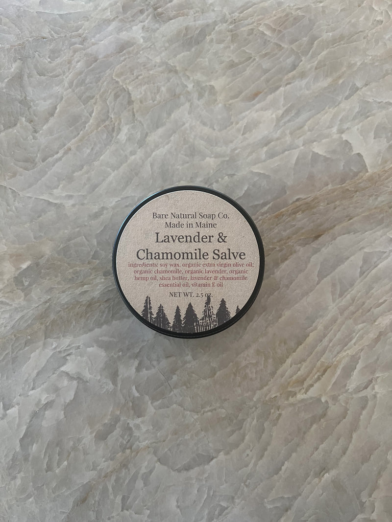 Lavender & Chamomile Salve | Herbal Salve | Made in Maine