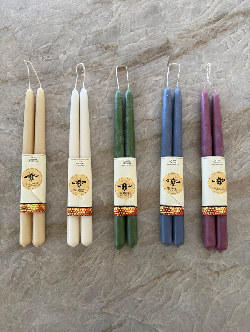 100% Pure Beeswax Tapers