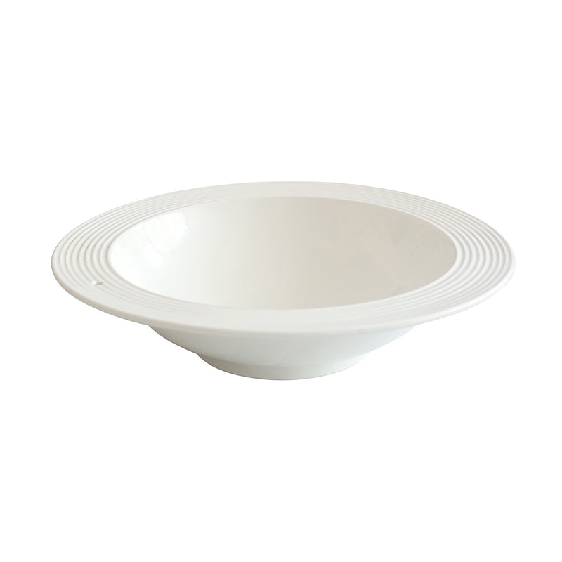 Large Bowl, pinstripes