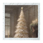 Gold and white Christmas tree