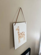 Giraffe Hanging Wall Art | Nursery Decor
