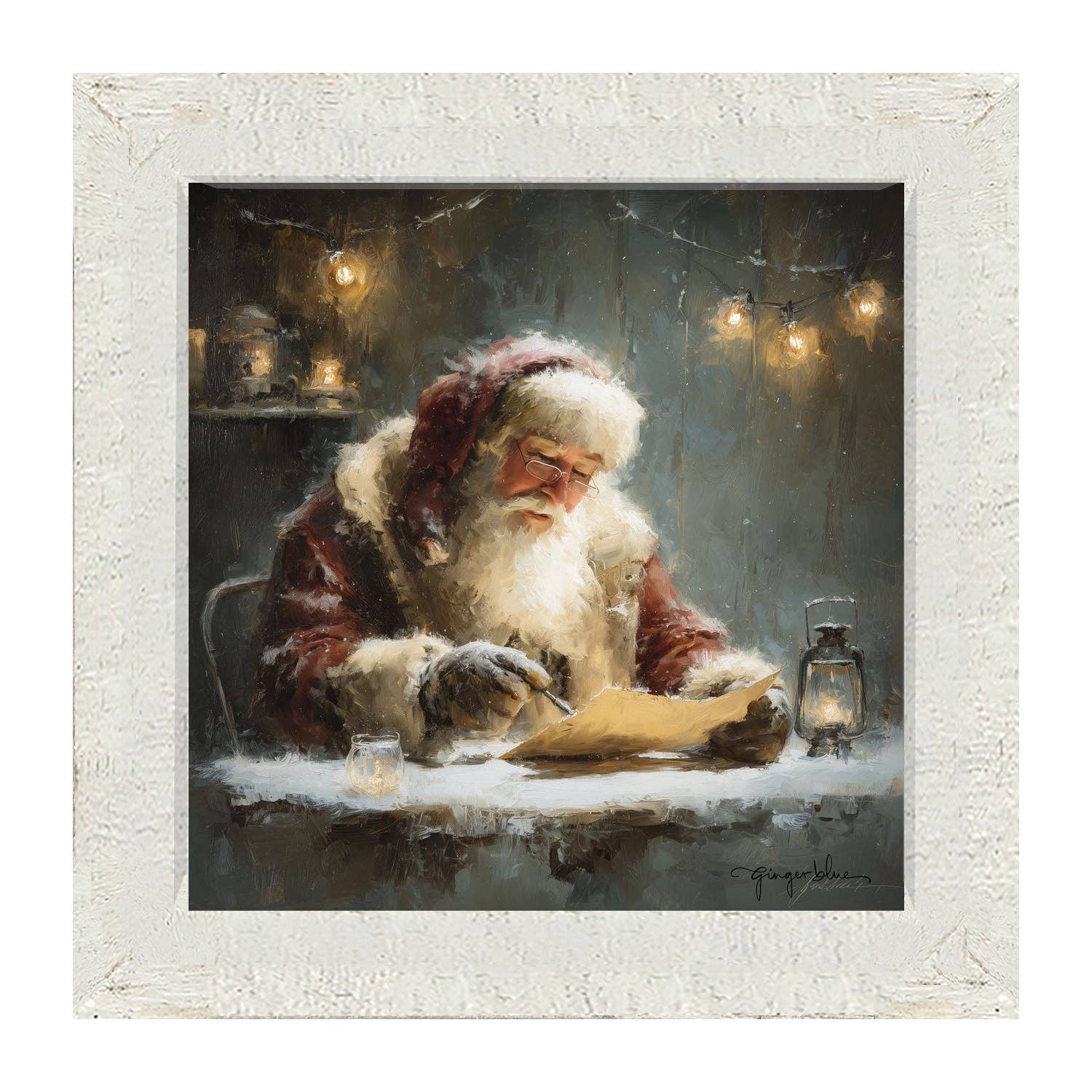 Santa Making his List