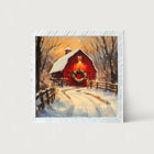 Red Barn at Christmas