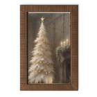 Gold and White Christmas Tree-Vertical Frame