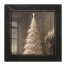 Gold and white Christmas tree