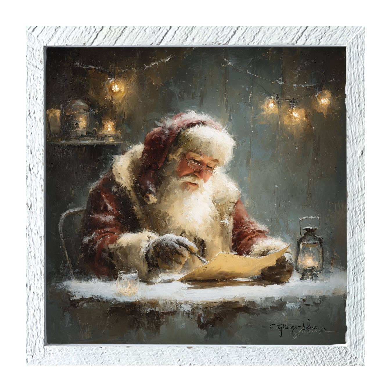 Santa Making his List