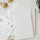 Nativity paintable notecard