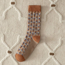 Rufia - Vintage Pattern Women's Socks for Fall & Winter