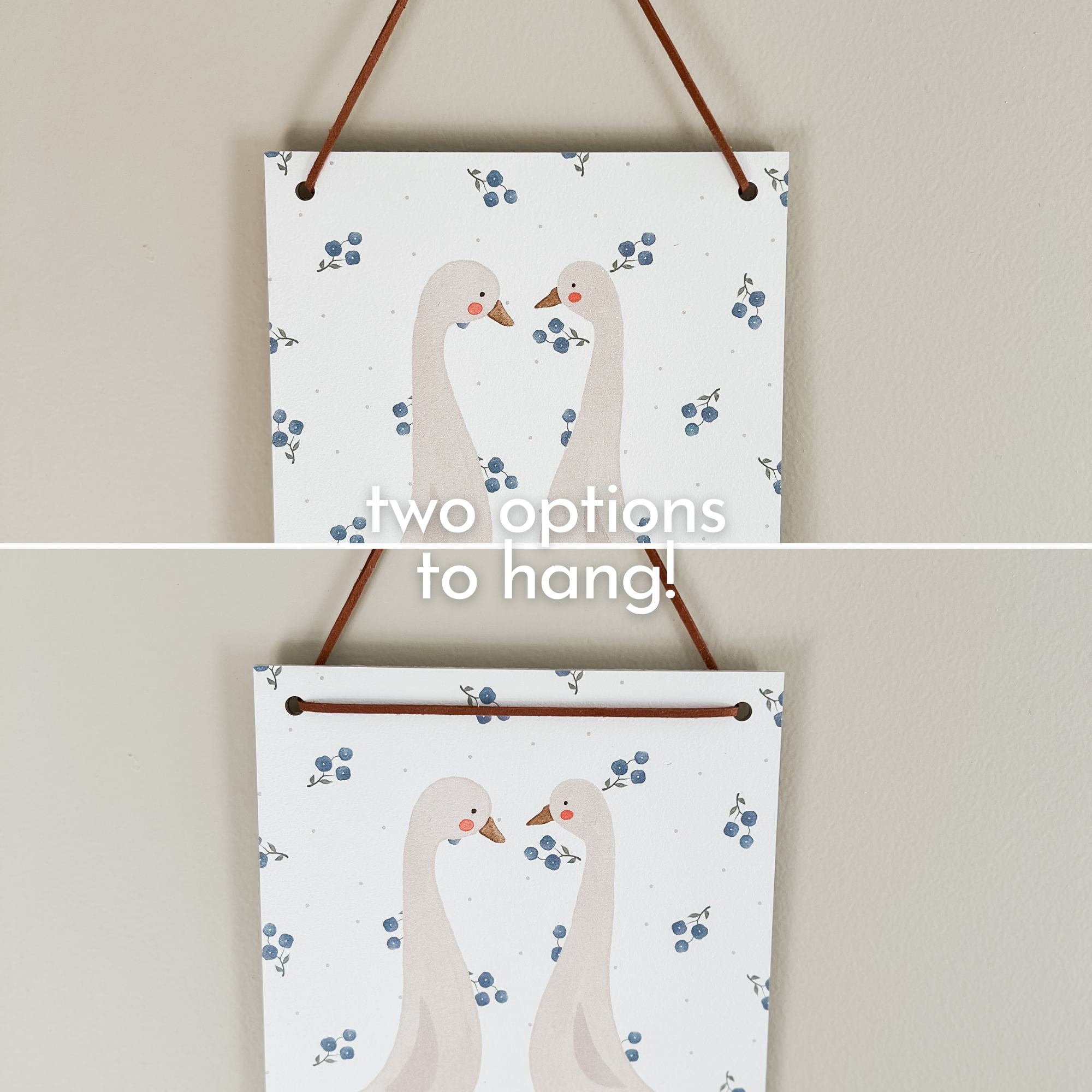 Giraffe Hanging Wall Art | Nursery Decor