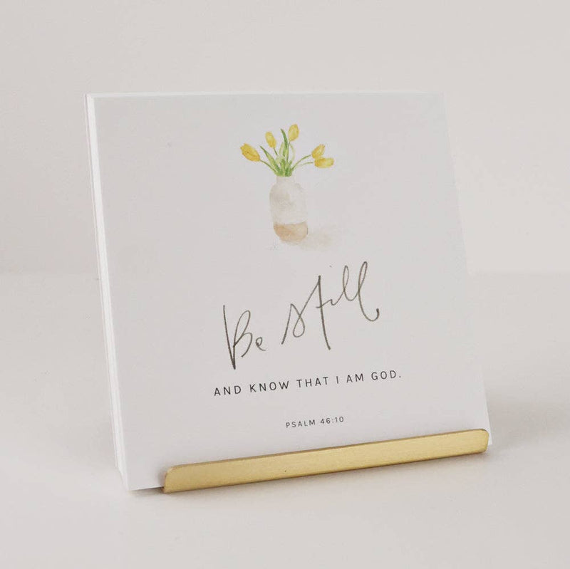 Brass card holder