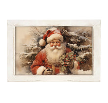 Santa smiling - Horizontal frame