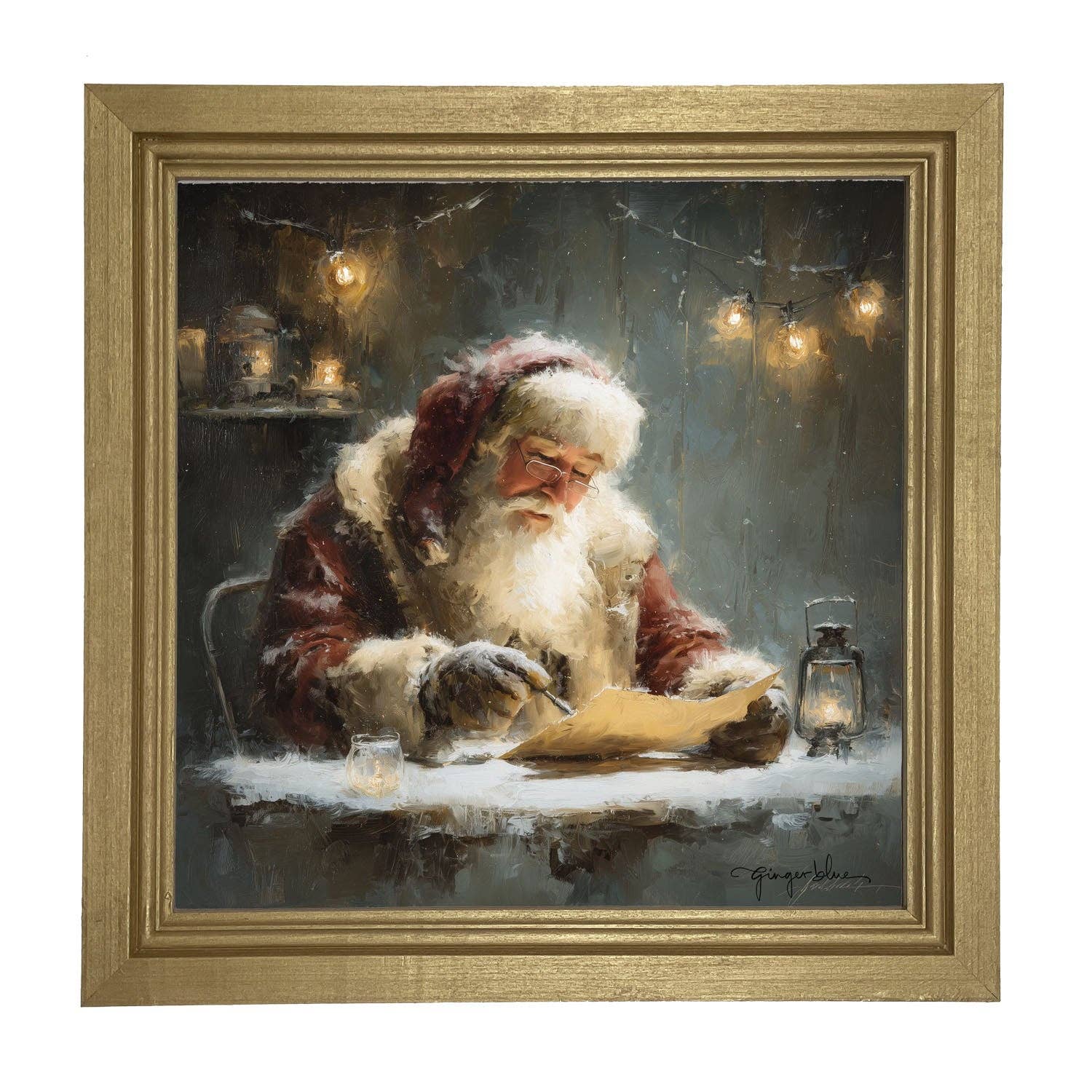 Santa Making his List