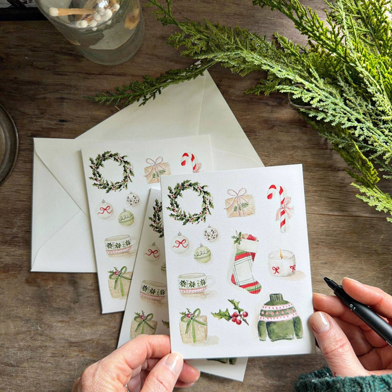 Classic Christmas Notecard Set