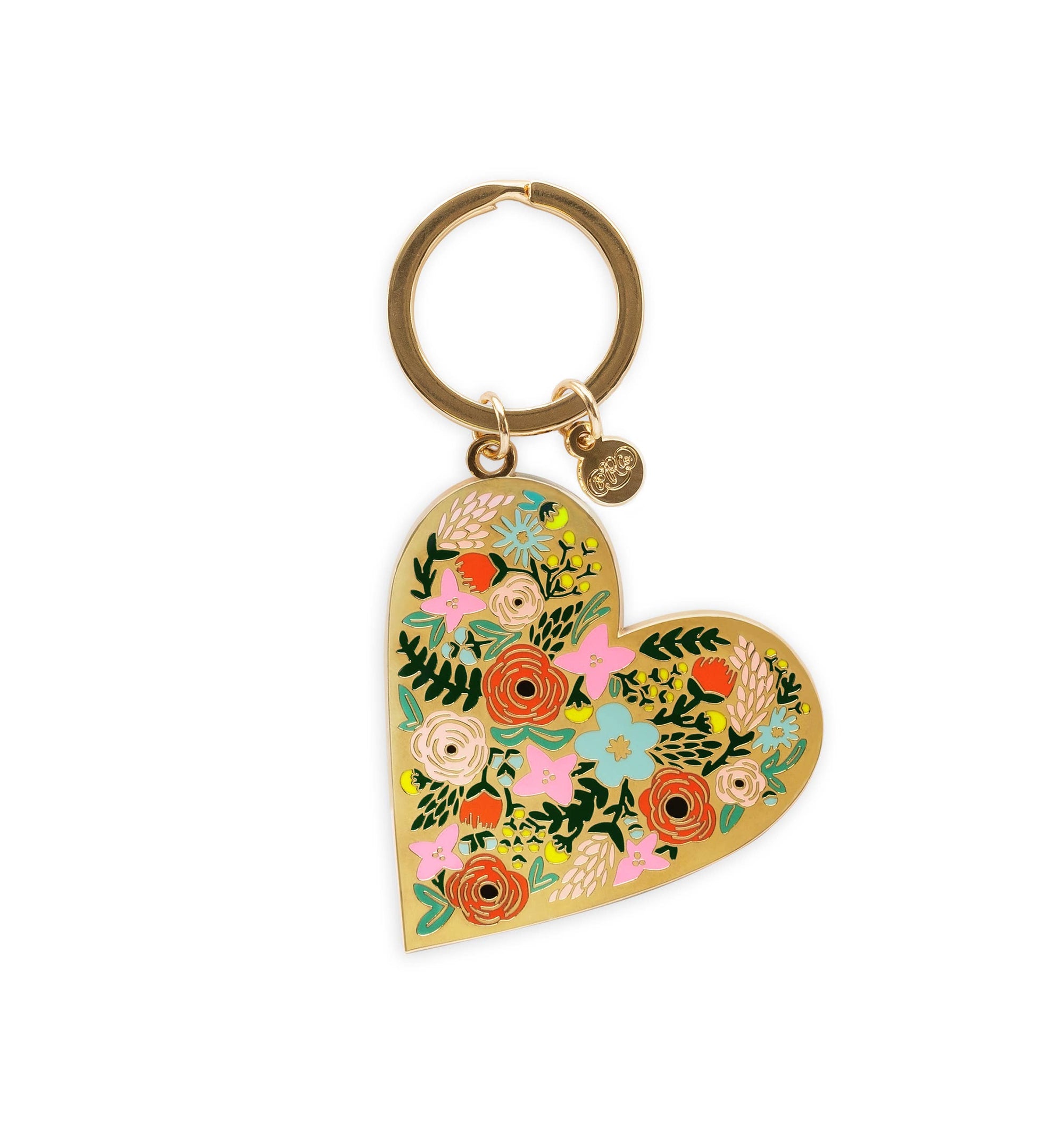 Heart Enamel Keychain