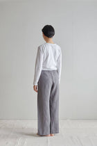 Oise Drawn String Pants Acier