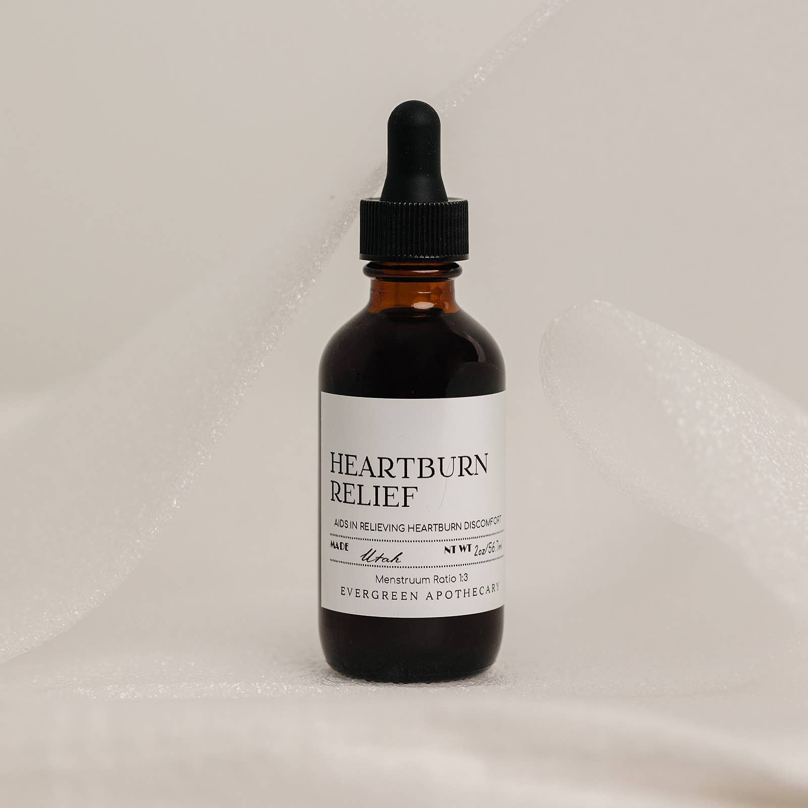 Heartburn Relief, Herbal Tincture, Alcohol Free