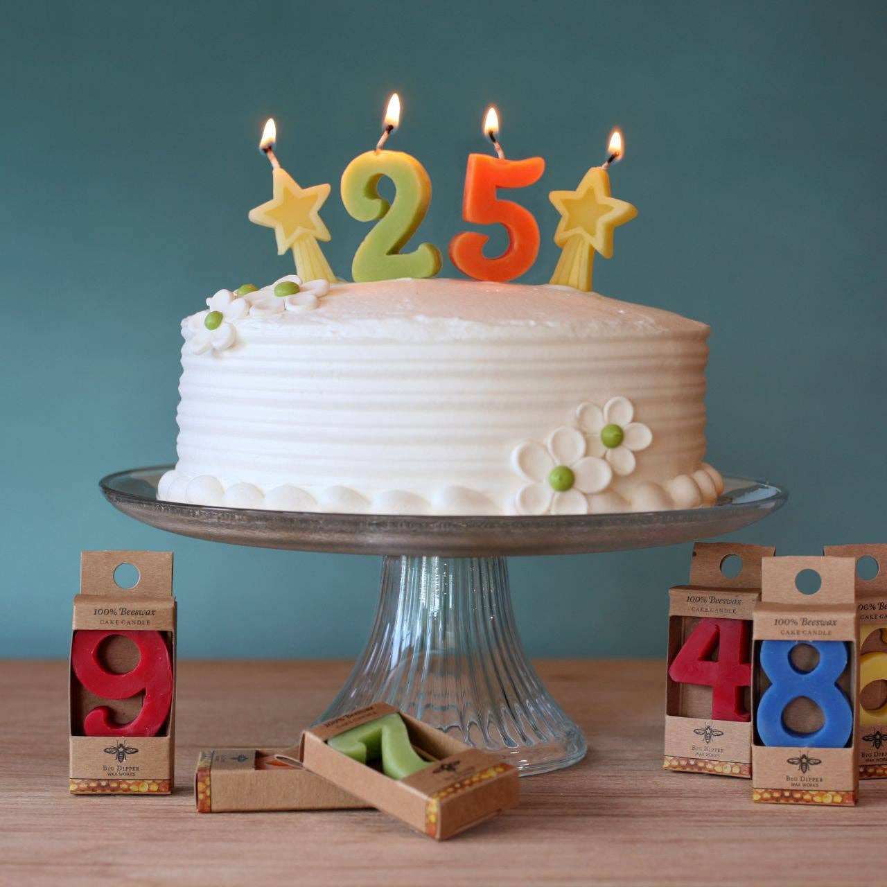 Birthday Number Cake Candles