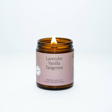 Lavender Vanilla Tangerine Beeswax Essential Oil Jar Candle