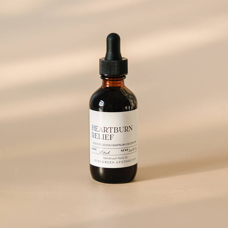 Heartburn Relief, Herbal Tincture, Alcohol Free