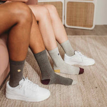 Mixed Patterns Adult Socks - 98% Organic Cotton