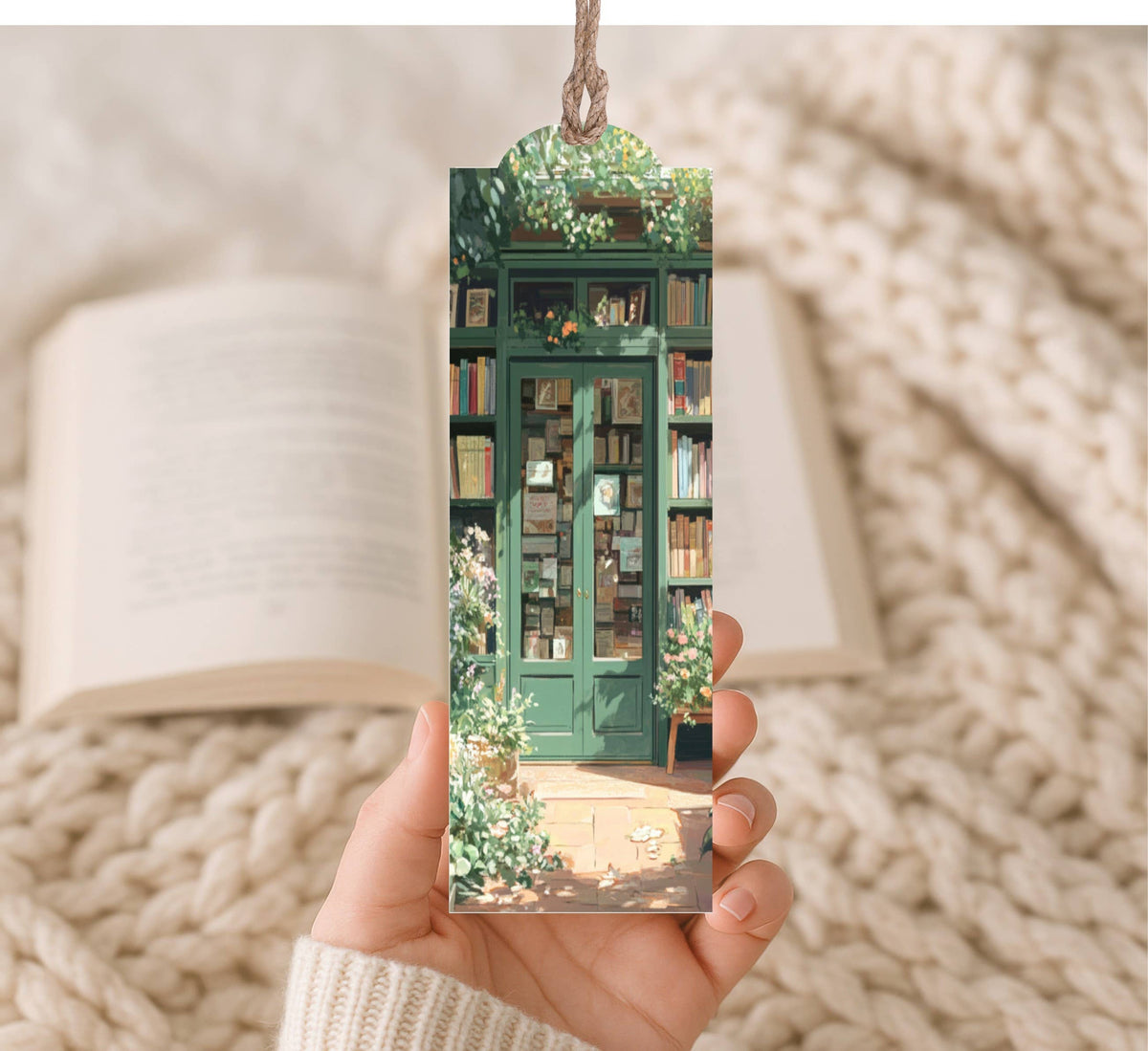 Wood Bookmark Bookstore