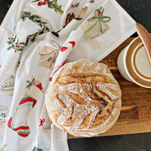 Classic Christmas Cotton Tea Towel