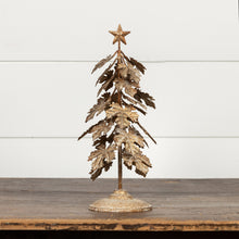 Aged Gold Metal Leaf Tree