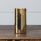 Gold Mercury 3D Flame Glass Candle