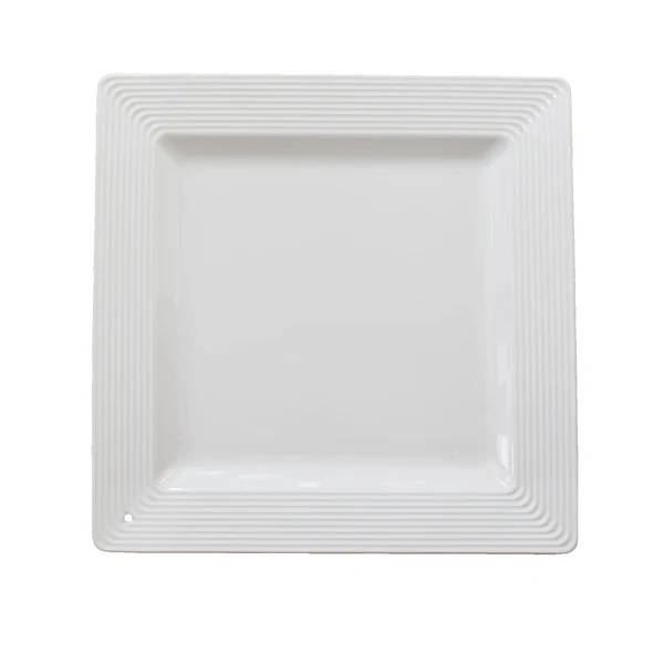 Square platter, stripes