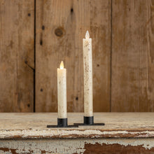 Moving Flame Cream Taper Candle 6.75"