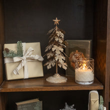 Aged Gold Metal Leaf Tree