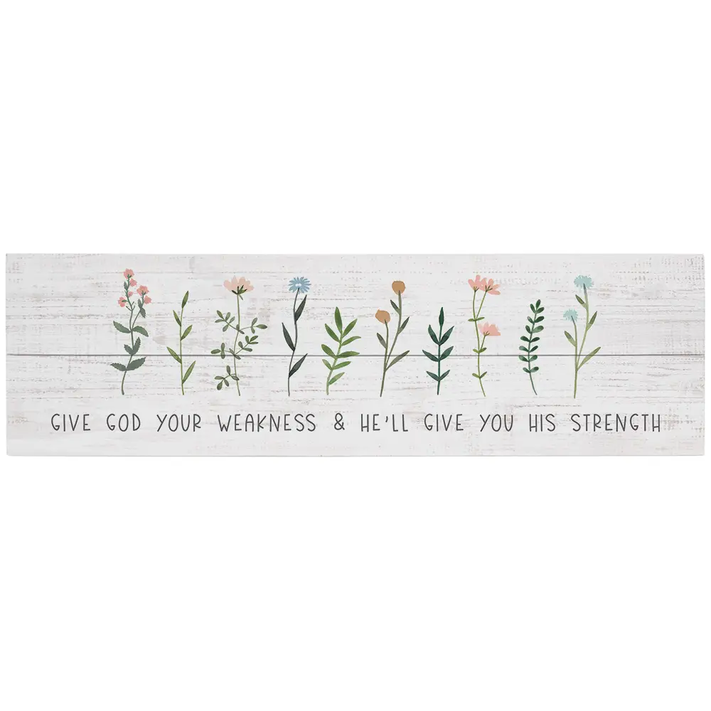Give God Weakness
