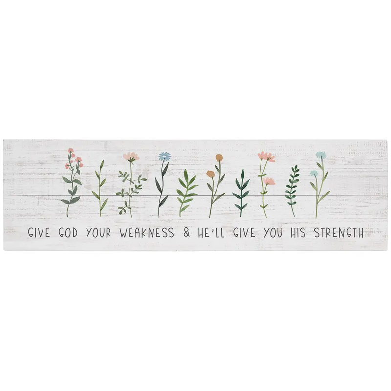 Give God Weakness