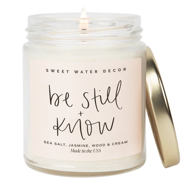 Be Still and Know 9 oz Soy Candle