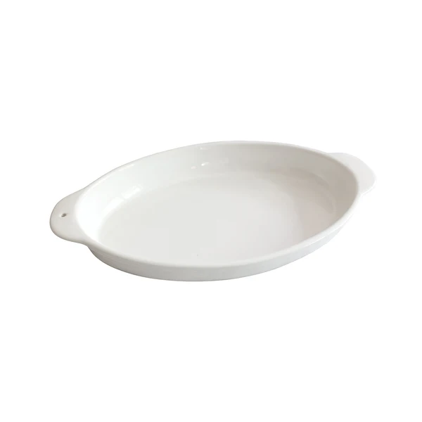 Oval baker, pinstripes