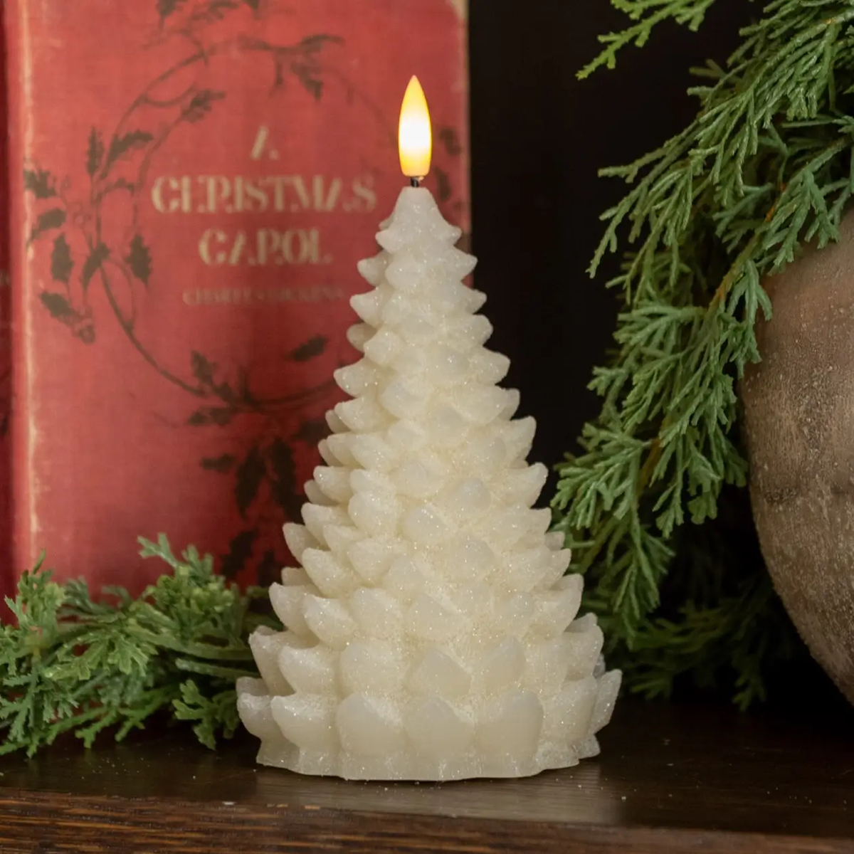 7” Balsam Tree, cream