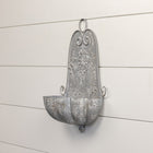 Planter, weathered wall gray