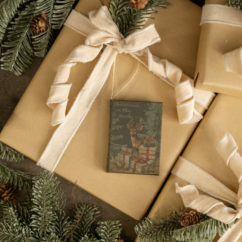 Christmas In The Woods Journal Ornament