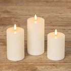 Candle, Cream Grooved