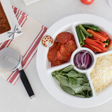 Divided Server, round melamine