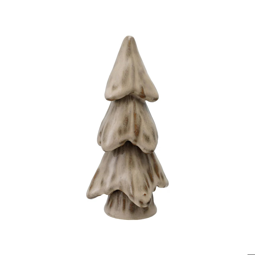 5.5” Stoneware Tree, Cream